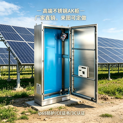 316不锈钢仿威图机柜AK柜PLC控制柜3C认证IP65防护可定制防水电箱