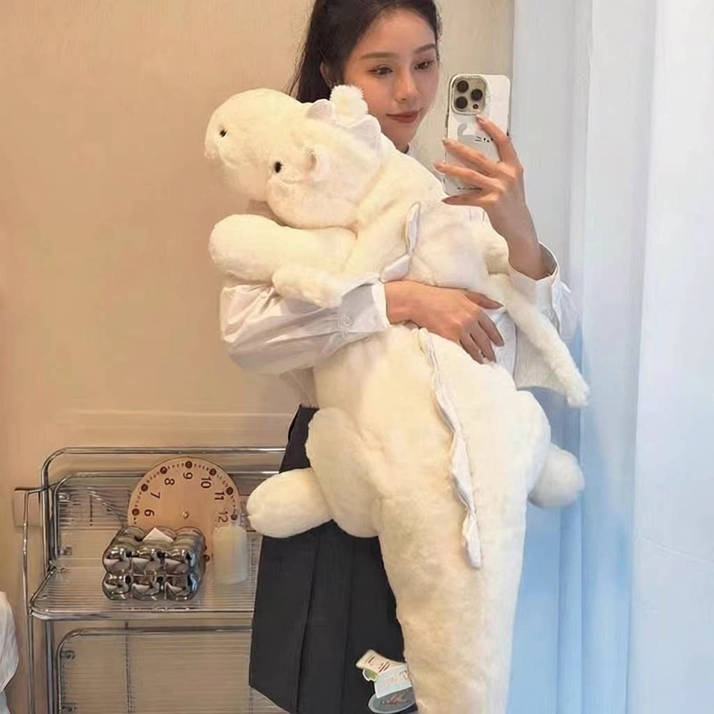 可爱小飞龙玩偶床上超大恐龙毛绒