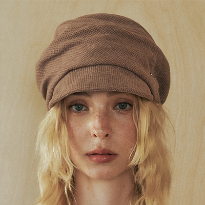 CHUNISLET纯屿 纯色褶皱堆堆气质风棒球帽春简约大气显瘦棒球帽