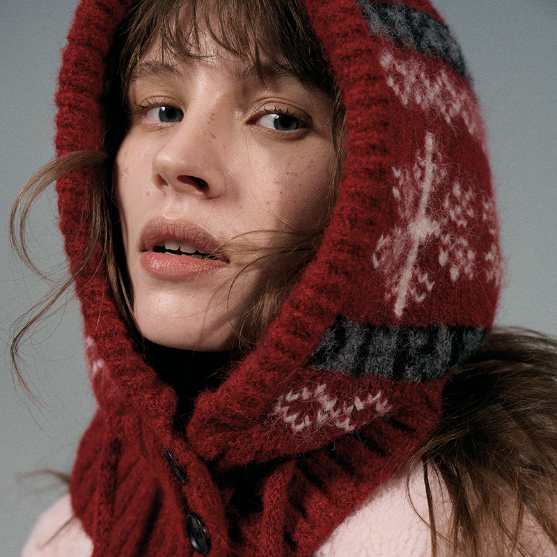 CHUN ISLET 纯屿费尔岛羊毛法帽针织连帽围巾一体套头帽子,服饰配件/皮带/帽子/围巾,帽子,淘宝优惠券,粉丝福利购,淘宝优惠卷