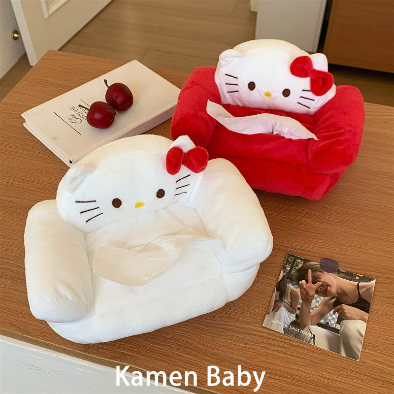 可爱猫咪纸巾盒家用客厅茶几创意沙发造型抽纸盒桌面餐巾纸收纳盒