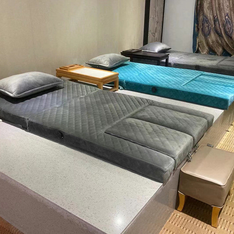 足疗按摩床炕床一体足疗通铺足浴沙发采耳洗浴中心大厅沙发休息床
