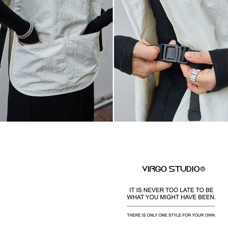Virgo 设计师款 防水机能马甲 可拆卸 咖啡 餐饮露营工装围裙定制