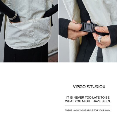 Virgo 设计师款 防水机能马甲 可拆卸 咖啡 餐饮露营工装围裙定制