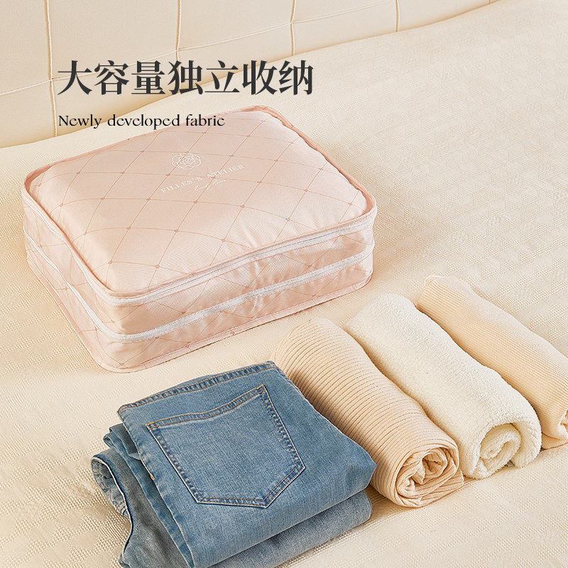 旅行收纳袋大容量便携衣物分层换洗内衣贴身专用行李箱整理打包袋
