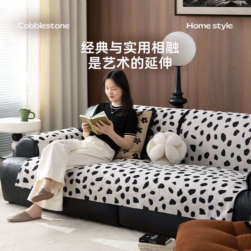 防猫抓沙发垫四季通用防滑亚麻粗布沙发坐垫套罩靠背盖布巾扶手巾