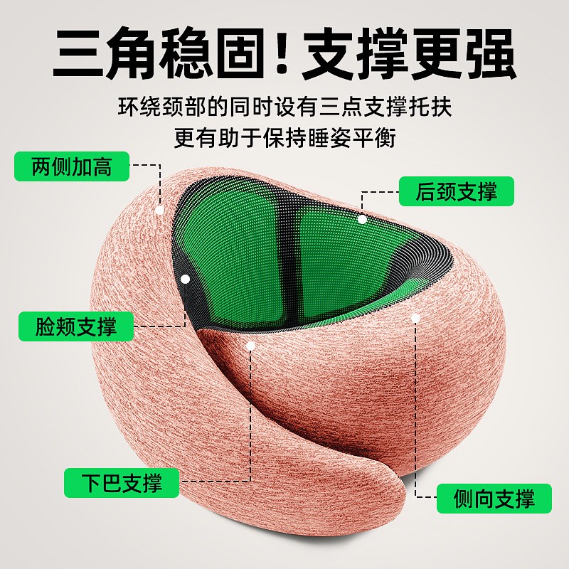 鸵鸟亲子记忆棉u型枕旅行飞机护颈枕颈椎头枕脖枕脖子靠枕可携式