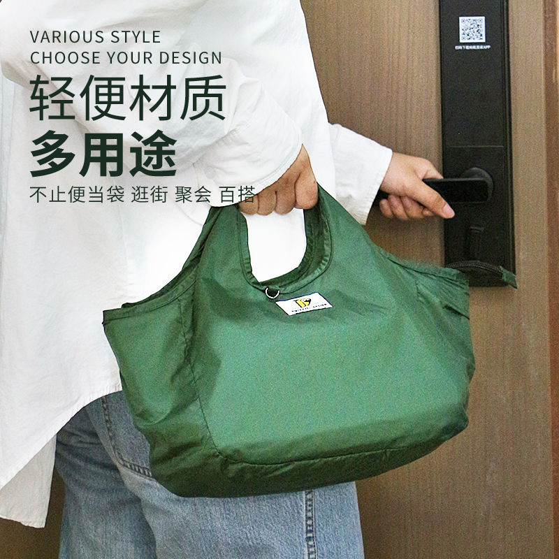 大容量便当带手提便当包防水防油铝箔保温手拎上班族带饭吃饭围兜