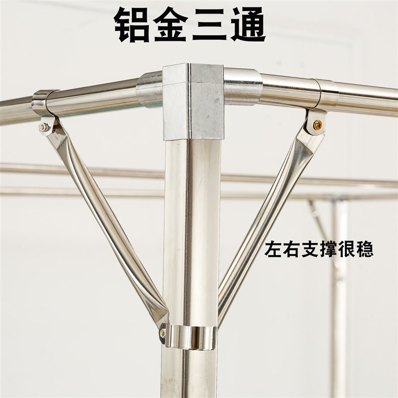 方形支架不锈钢加厚蚊帐加密三开门家用免安装压脚家用整根不拼接