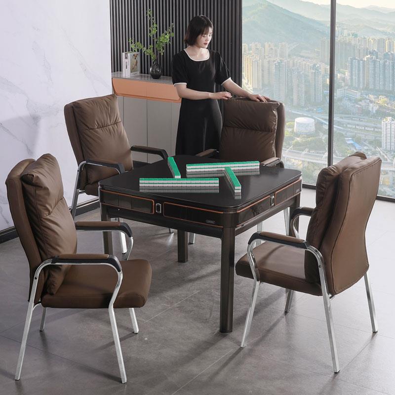 棋牌室专用打麻将椅子茶楼麻将机桌馆靠背简约舒适凳子家用办公椅