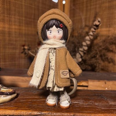 秋冬毛呢ob11娃衣8分bjd12分换装套装16-17厘米YMY-gsc阿巳体衣服