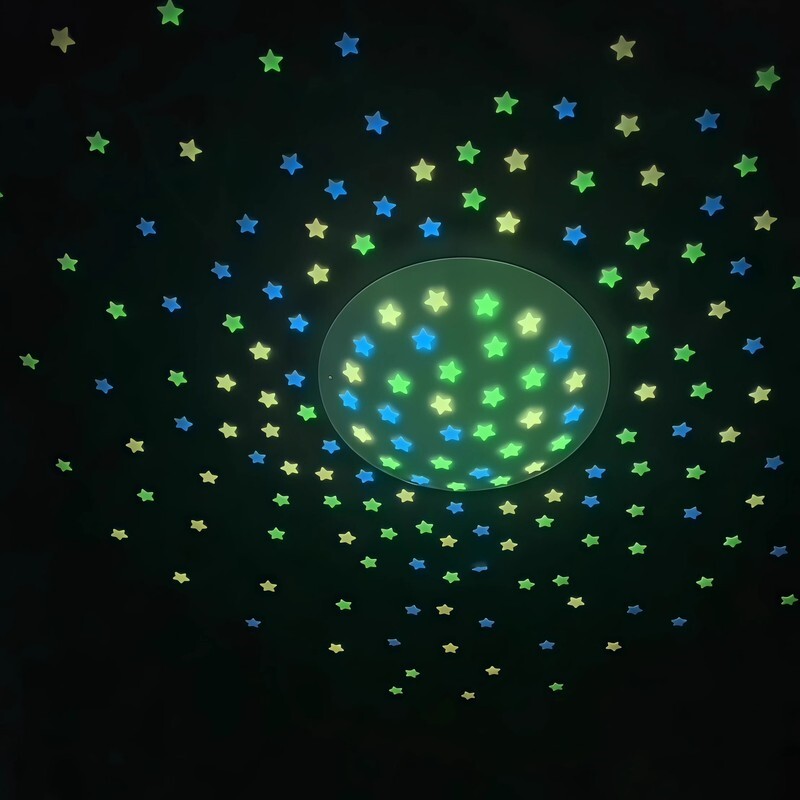 出租屋改造多巴胺夜光星星贴纸租房楼梯间装饰氛围感diy改造墙贴