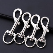 狗绳扣环万向扣不锈钢单头钩360度旋转卡扣锁扣龙虾扣宠物牵引扣