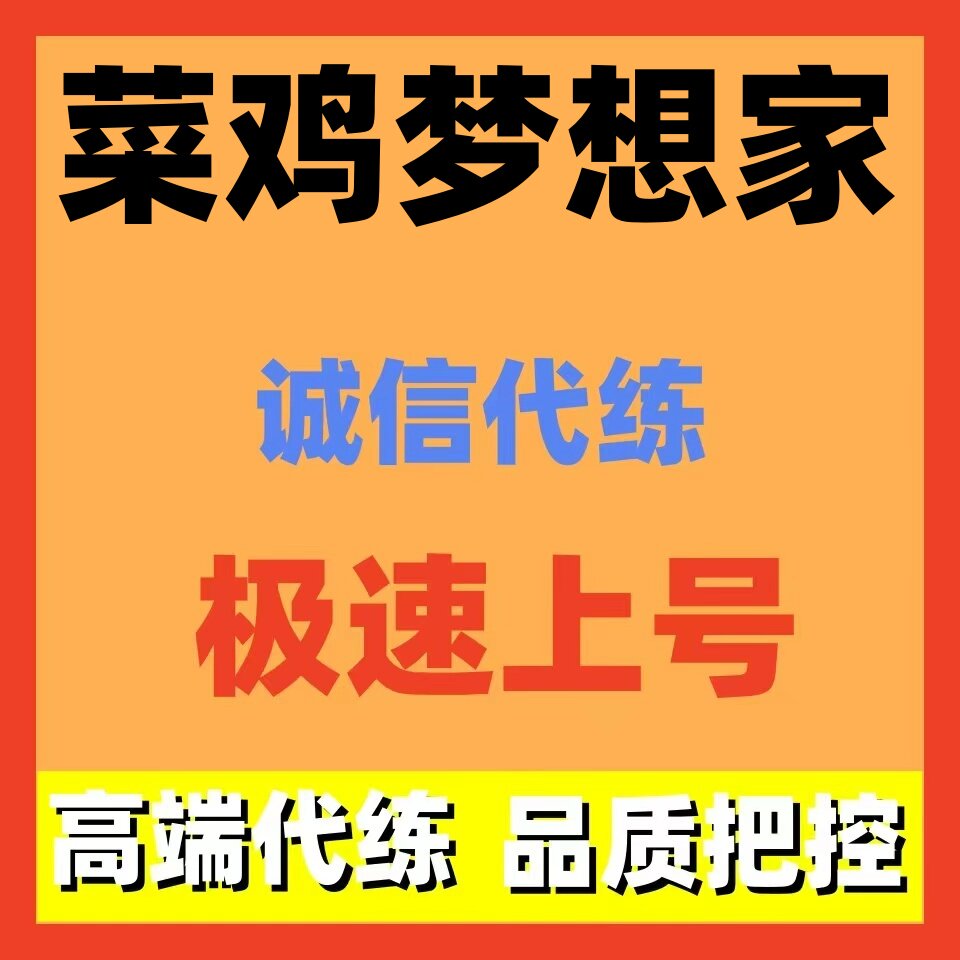 菜鸡梦想家代练代打代肝