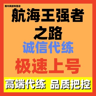 航海王强者之路代练代打代肝
