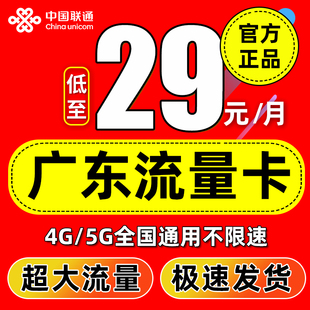 联通流量卡【仅发广东】破晓卡