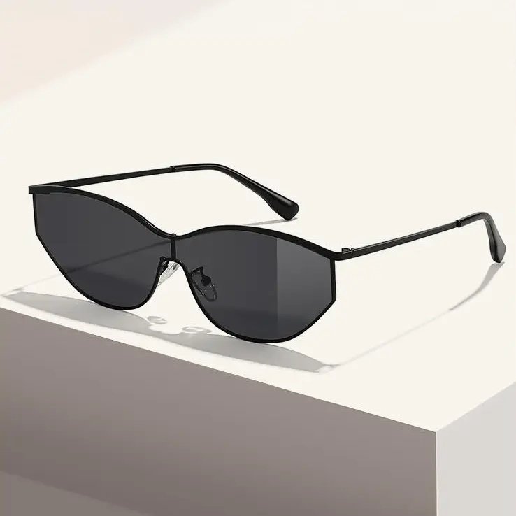 新款Y2K未来科技感防护无框猫眼时尚女款太阳镜防紫外线潮流个性,ZIPPO/瑞士军刀/眼镜,太阳眼镜,淘宝优惠券,粉丝福利购,淘宝优惠卷