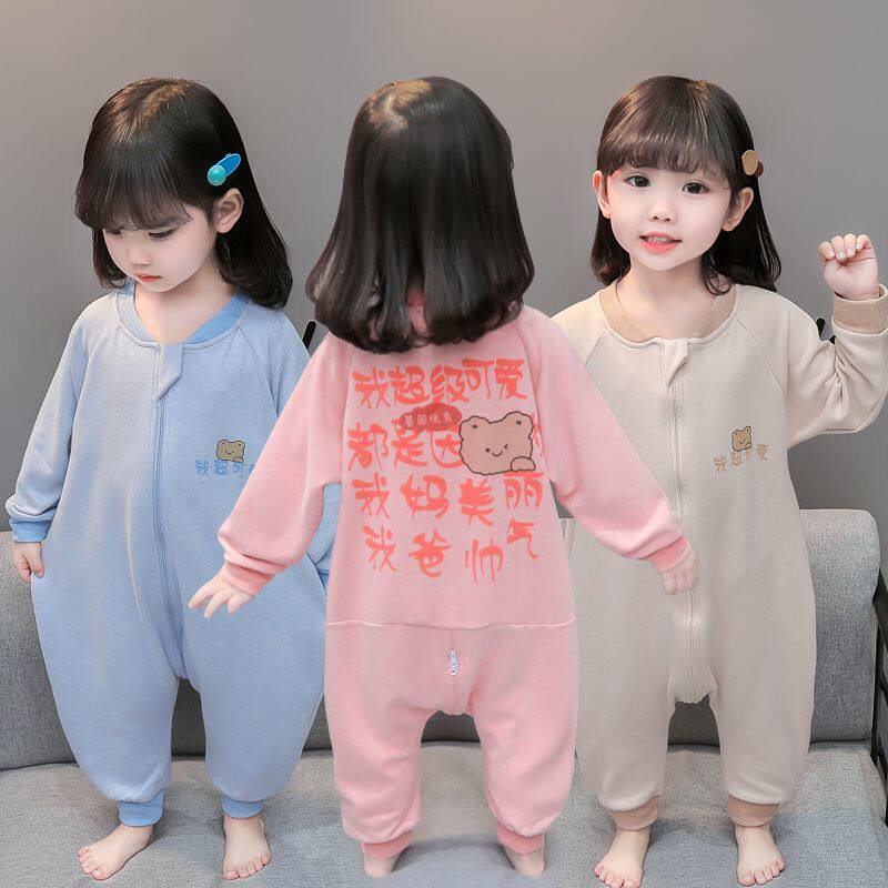 婴儿法兰绒连体睡衣1-4