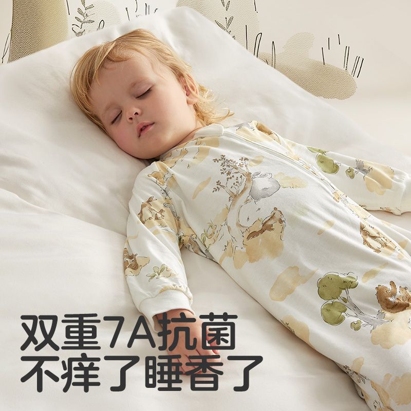 可优比婴儿睡袋春秋儿童