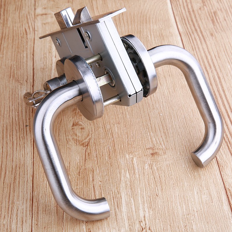 milor米勒防盗门锁通道门防火锁消防锁双门锁室内通用型锁含锁芯