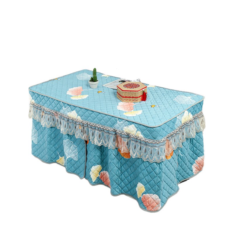 长方桌烤火罩冬季取暖长方形桌子电火被子烤火桌罩电炉子电暖炉套