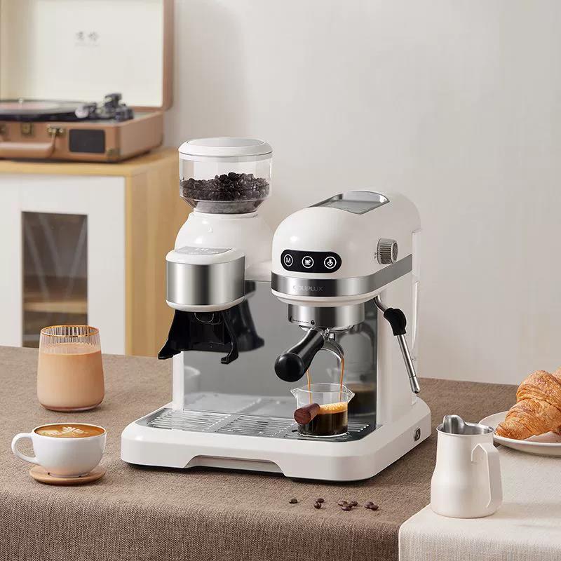 客浦CP290咖啡机意式全半自动家用小型打奶泡办公室带研磨一体机