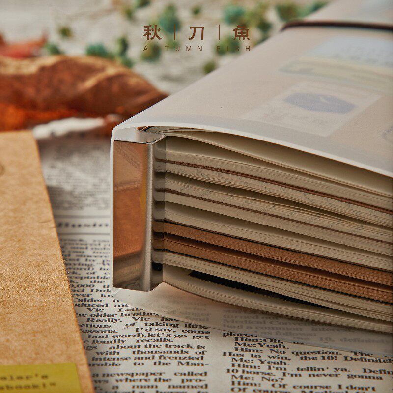 秋刀鱼手帐配件 手帐外壳 旅行者TN标准版替芯记事活页本子收纳册