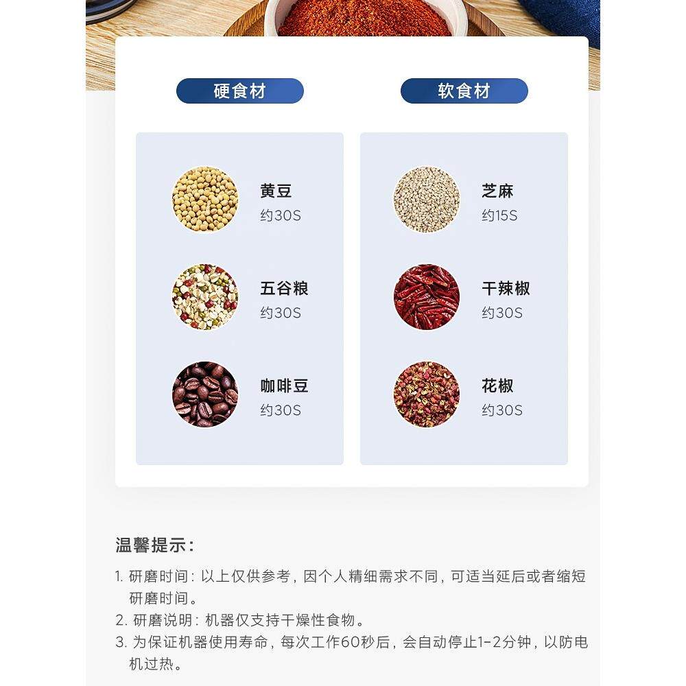 研磨机家用超细小型干磨杯打粉电动磨粉器迷你小粉碎机便携粉碎杯