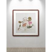 中国画男孩百子画纯手绘字画客厅装 饰画99.9厘米133.2厘米窦芳无