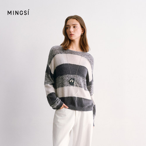 MINGSI女装极简高级感针织衫