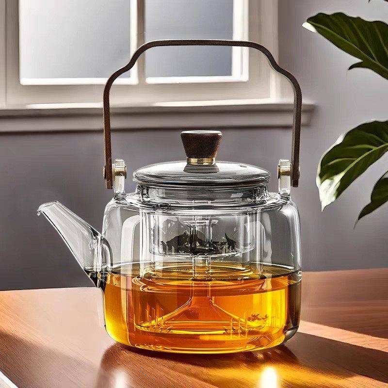玻璃煮茶壶2025新款围炉煮茶器家用提梁壶耐高温可明火电陶炉专用,餐饮具,茶壶,淘宝优惠券,粉丝福利购,淘宝优惠卷