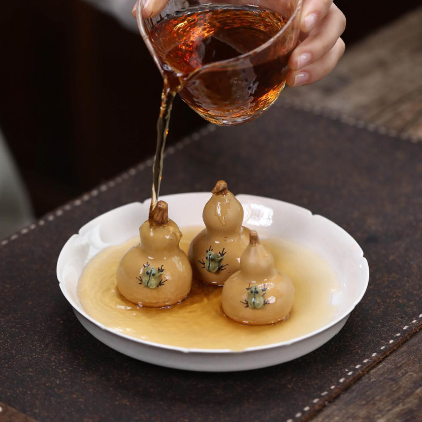 喷水葫芦青蛙小摆件宜兴紫砂茶宠茶玩茶桌装饰品创意功夫茶具配件,餐饮具,茶宠摆件,淘宝优惠券,粉丝福利购,淘宝优惠卷