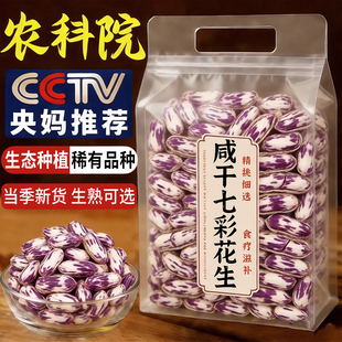 农科院七彩花生云南旗舰店特产2025年新花生米生的带壳花生熟原味