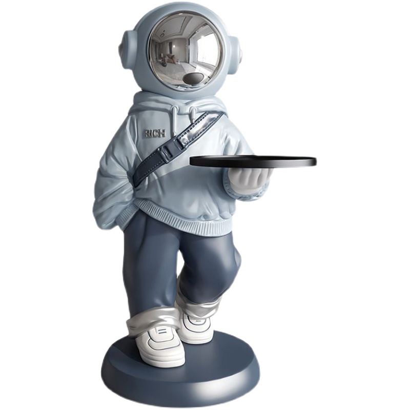 太空人宇航员室内家庭收纳落地大客厅摆件沙发旁电视柜