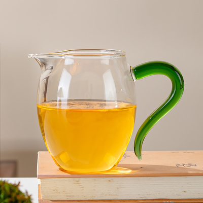 高硼硅玻璃公道杯加厚耐高温茶海分茶器家用茶漏茶滤功夫茶道配件