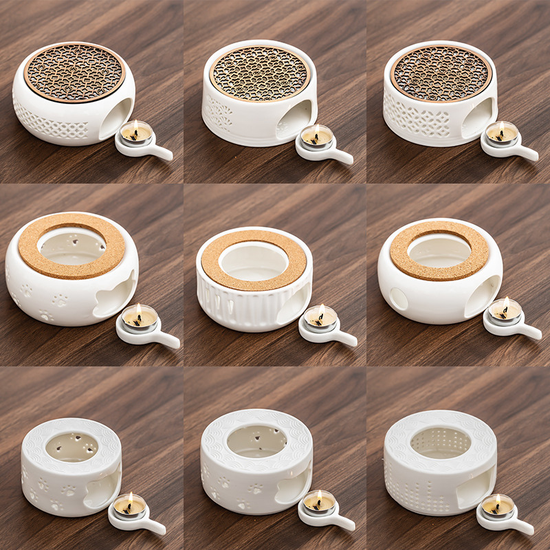 日式蜡烛煮茶炉套装温茶炉