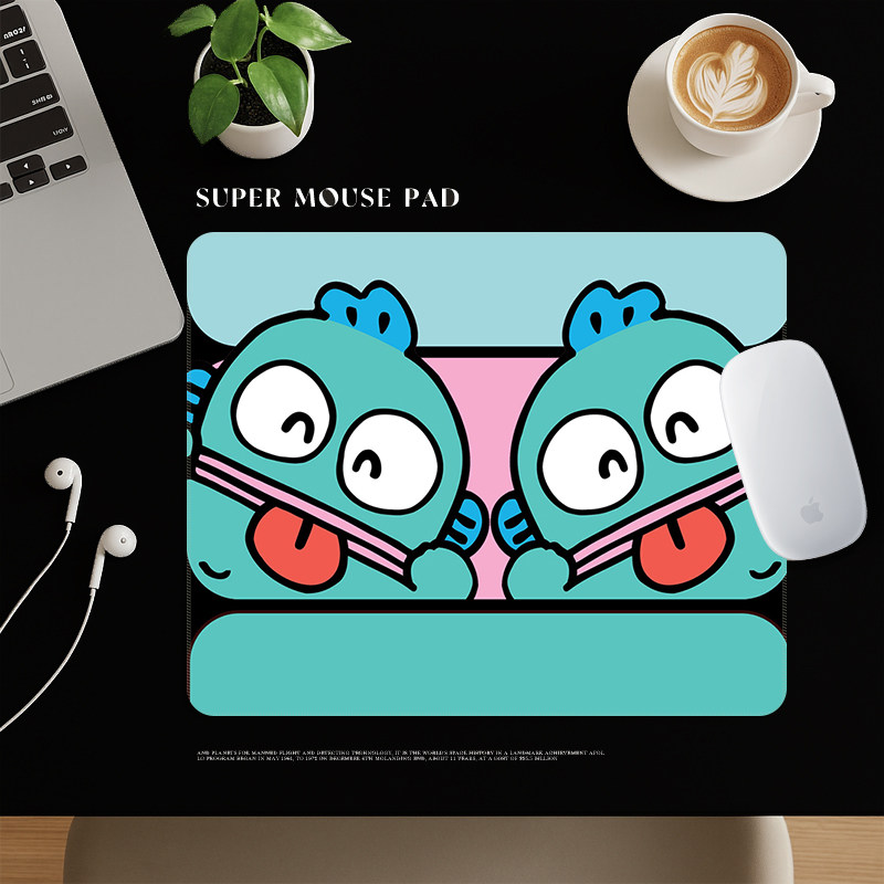 趣味创意小号便携鼠标垫办公室笔记本专用可爱卡通加厚锁边防滑垫