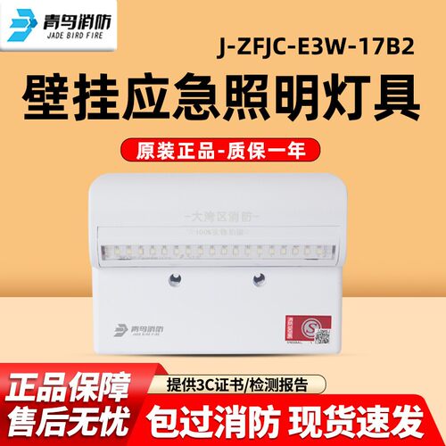 北大青鸟消防应急壁挂灯J-ZFJC-E3W-17B2壁挂消防应急照明灯具3W