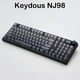 Keydous NJ98 三模2.4G蓝牙无线热插拔客制化98键机械键盘