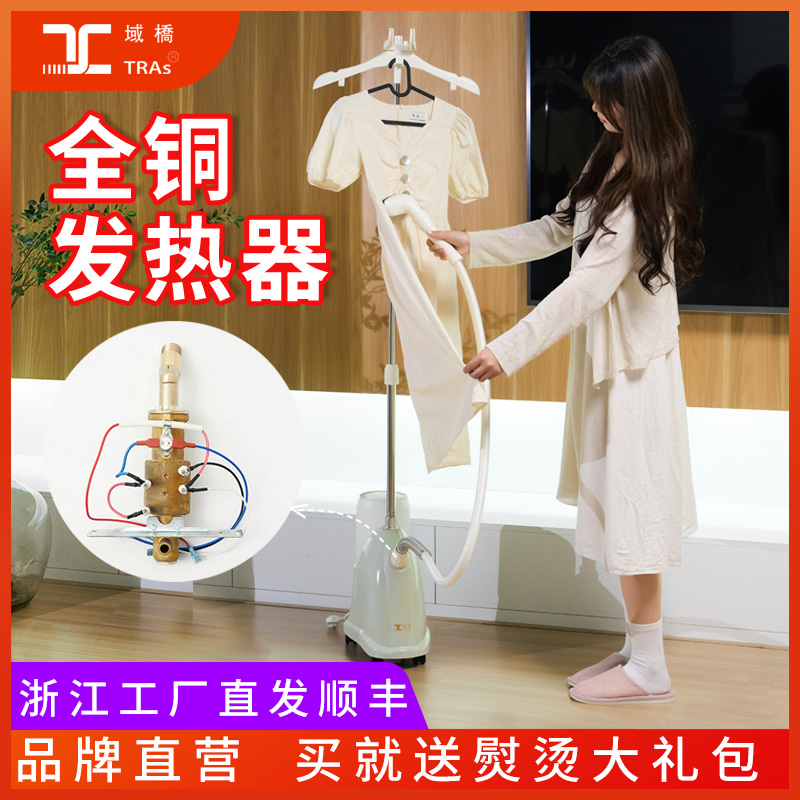 域桥挂烫机家用服装店商用新款大蒸汽电熨斗立式熨烫机全铜芯烫斗