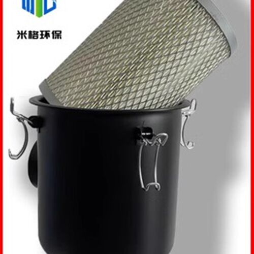 MF漩涡风机过滤器 真空泵过滤总成 空压机粉尘过滤桶F006内丝外丝