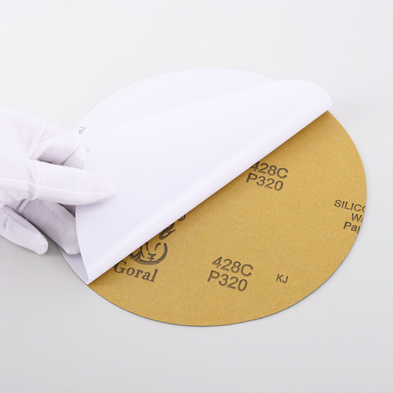 直径300MM优质保障Goral斑羚428C背胶金相耐水圆砂纸10张价