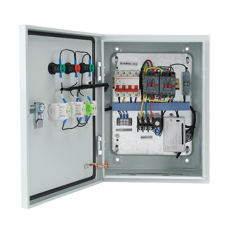 220v380V单相手动加无线遥控电机正反转控制箱倒顺开关 搅拌机