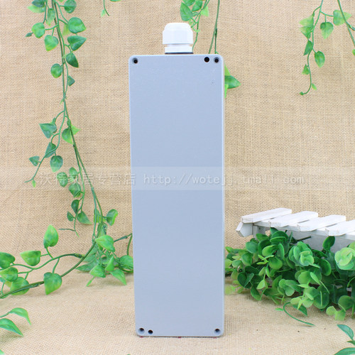 6孔金属按钮盒单排 250*80*64mm 铸铝防水22mm接线开关控制盒6位