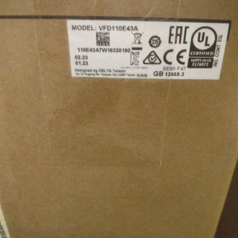 台达变频器VFD110E43A  三相380V 11KW全新原装 假一赔十 现货