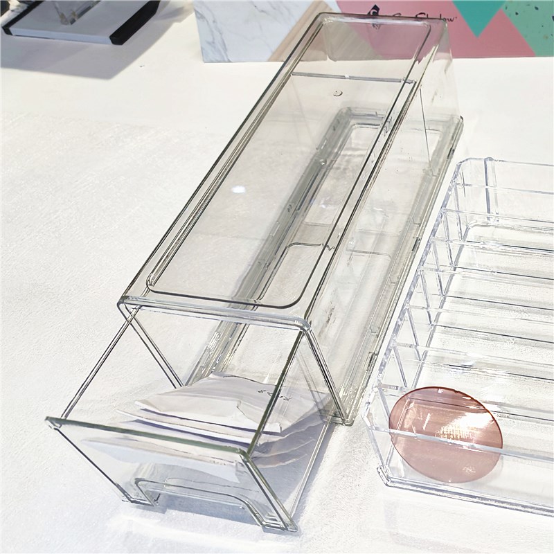 透明镜片收纳盒整理盒展示盒眼镜展示架太阳镜近视镜镜片陈列道具