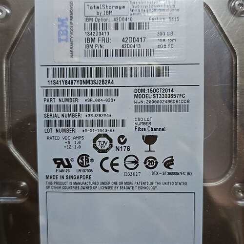 可维修IBM 42D0417 46C8836 300G 15K F议价