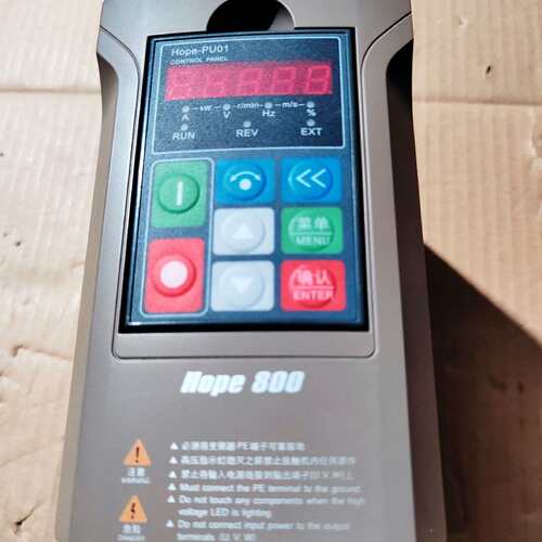 可维修Hope800G0.75T4 森兰变频器一台，0.75KW议价