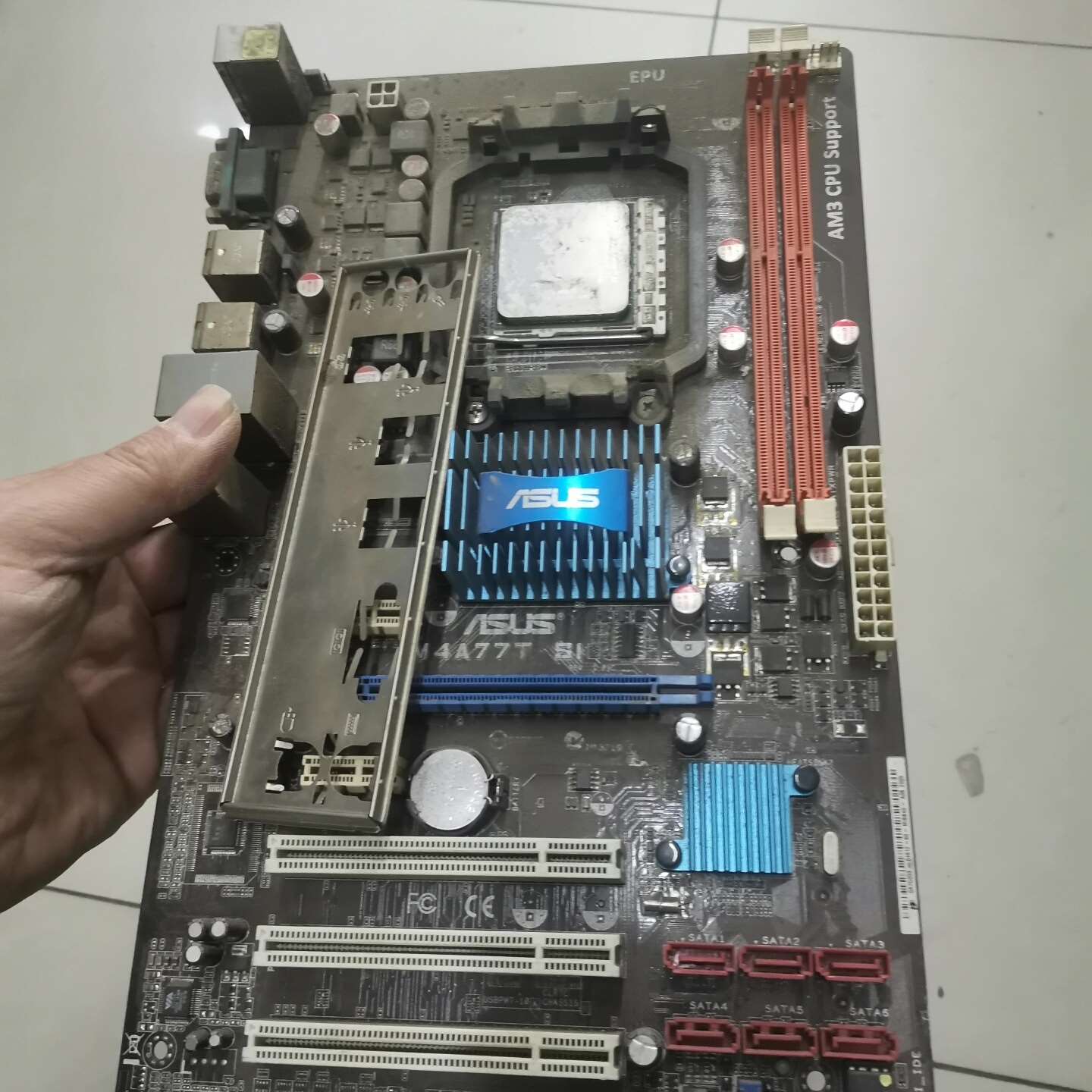 可维修套装AM3  HDT55T CPU 六核处理，华硕m4议价