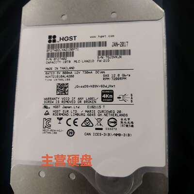 可维修HGST  HUH721010AL4200 10T 3.议价